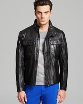 Thumbnail for your product : HUGO BOSS Gekunos Leather Jacket