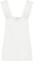 Thumbnail for your product : CAMI NYC Chelsea Lace-trimmed Silk-charmeuse Camisole