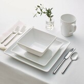 Thumbnail for your product : Threshold Square Porcelain Divided Serving Platter 11.5" White