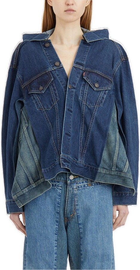 Junya Watanabe Panelled Oversized Denim Jacket
