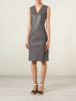 Thumbnail for your product : Maison Ullens Fitted Lambskin Dress