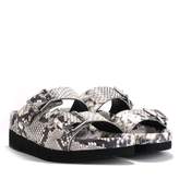 Thumbnail for your product : Ash Takoon platform leather snake sandals