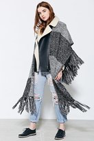 Thumbnail for your product : Urban Outfitters Colorblock Triangle Blanket Poncho