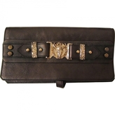 Thumbnail for your product : Balmain Black Leather Clutch bag