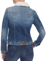 Thumbnail for your product : True Religion Western Dusty Denim Jacket in Dark Paper Bag