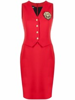 Thumbnail for your product : Boutique Moschino Logo Patch Pencil Dress