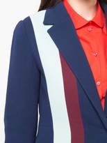 Thumbnail for your product : DELPOZO striped tie-waist blazer