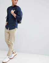 Thumbnail for your product : Benetton Slim Fit Shirt In Stretch In Navy Floral