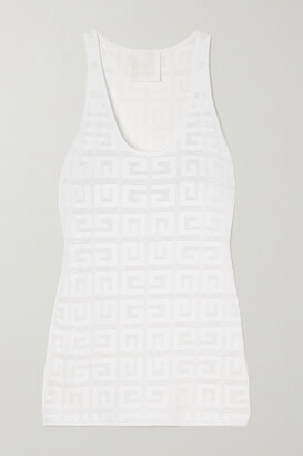 Givenchy - Jacquard-knit Tank - White