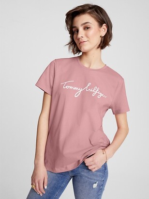 Tommy Hilfiger Women\'s Pink T-shirts | ShopStyle | T-Shirts