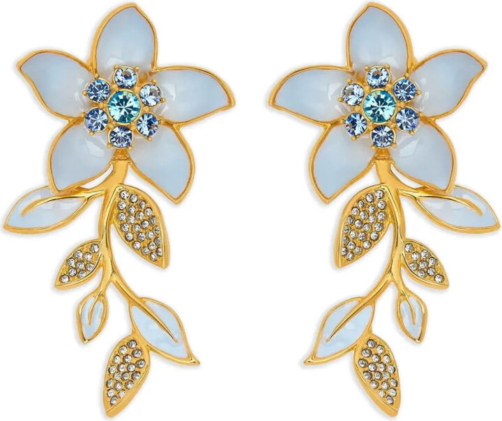 Oscar de la Renta Jasmin Vine earrings