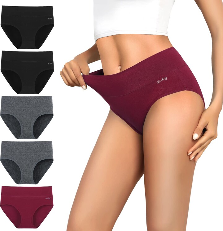 Cotton Panties for Women High Waist Seamless Underwear For Women