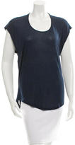 Thumbnail for your product : Maison Margiela Cap Sleeve Scoop Neck Top