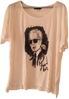 Thumbnail for your product : Karl Lagerfeld Paris White Viscose Top