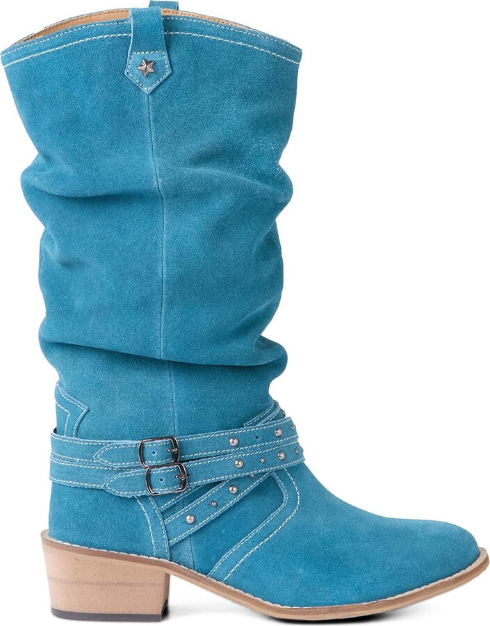 Turquoise Boots Women ShopStyle UK