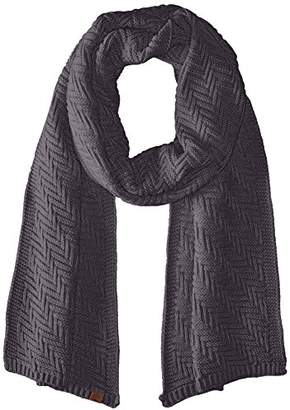 Timberland Women's Zig Zag Patterned Knit Scarf