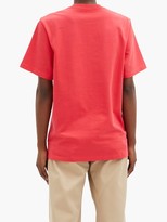 Thumbnail for your product : Martine Rose Probably The Best Printed Cotton-jersey T-shirt - Red