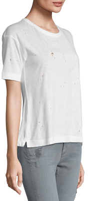 Zadig & Voltaire Kanye Pointelle Cotton Tee