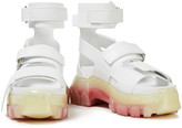 Thumbnail for your product : Rick Owens Tractor Leather Sandals