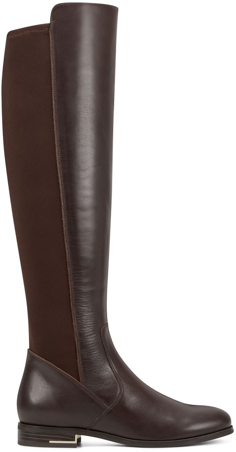 owenford wide calf stretch back boots
