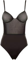 Thumbnail for your product : MILLERIGHE Padded jacquard swimsuit