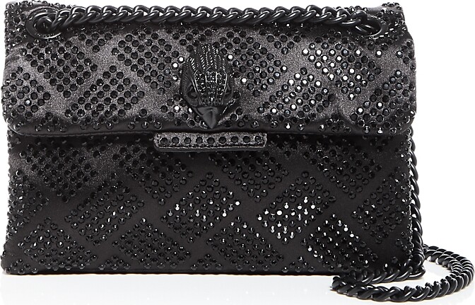 Kurt Geiger Kensington Mini Embellished Satin Crossbody
