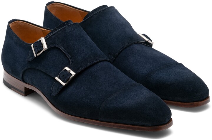 Magnanni Garrett Cap Toe Monk Strap Shoe - ShopStyle Slip-ons & Loafers
