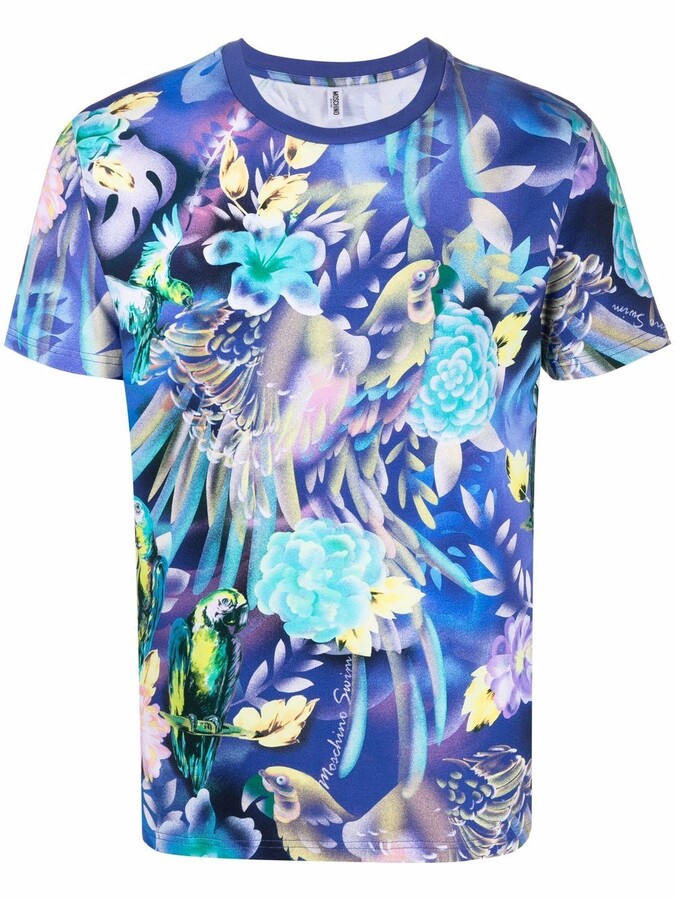 Tropical print t shirts Clearance