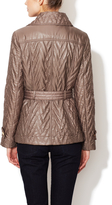 Thumbnail for your product : Via Spiga Chevron Quilted Belted Panel Jacket