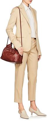 The Row Women's Double-Circle Leather Medium Bag - Lt. Burgandy