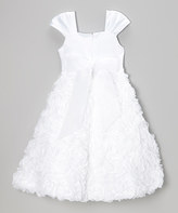 Thumbnail for your product : White Ruffle Shift Dress - Toddler & Girls