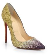 Thumbnail for your product : Christian Louboutin Ombré Crystal Leather Pumps