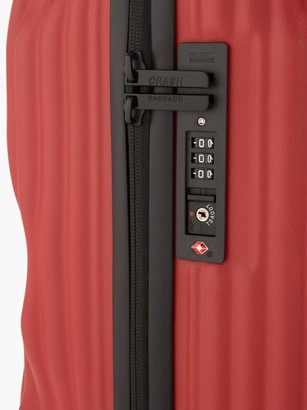 CRASH BAGGAGE Stripe 55cm Cabin Suitcase - Red