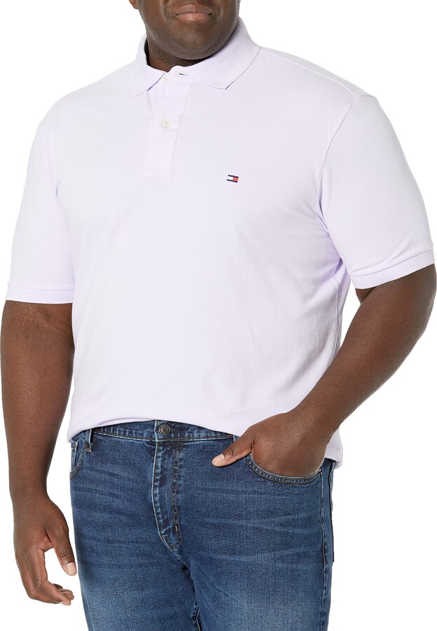 Tommy Hilfiger Men's Big & Tall Short Sleeve Cotton Pique Polo Shirt in Classic  Fit - ShopStyle