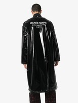 Thumbnail for your product : Marine Serre Maree Noire logo trench coat