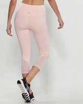 Thumbnail for your product : Reebok Impatiens Pink Vigor Capri High-Rise Leggings