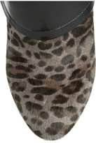 Thumbnail for your product : Jimmy Choo Leopard-print calf hair and nappa leather ankle boots