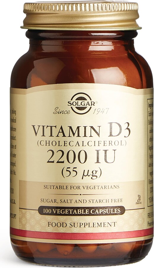 Solgar Vitamin D3 2200 Iu