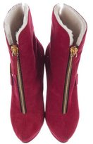 Thumbnail for your product : Giuseppe Zanotti Suede Platform Ankle Boots