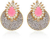 Thumbnail for your product : Shourouk Luna Gold-Plated Crystal Earrings