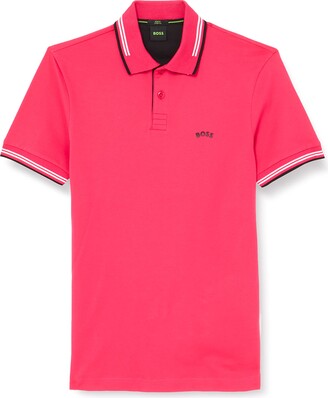 HUGO BOSS Men's Pink Polos | ShopStyle UK