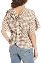 Thumbnail for your product : Moon River Twist Back Top
