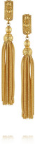 Thumbnail for your product : Ben-Amun Gold-plated clip earrings