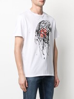 Thumbnail for your product : Just Cavalli logo graphic print T-shirt