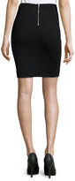 Thumbnail for your product : Haute Hippie Embellished-Front Pencil Skirt, Black