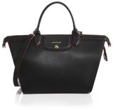 Thumbnail for your product : Longchamp Le Pliage Heritage Saffiano-Leather Satchel