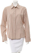 Thumbnail for your product : Loro Piana Long Sleeve Button-Up Top