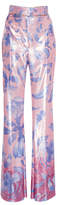 Thumbnail for your product : Peter Pilotto High-Rise Flared Velvet Trousers
