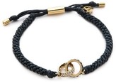 Thumbnail for your product : Michael Kors Pave & Baguette Braided Silk Cord Bracelet