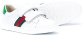 Thumbnail for your product : Gucci Children TEEN Ace touch-strap sneakers